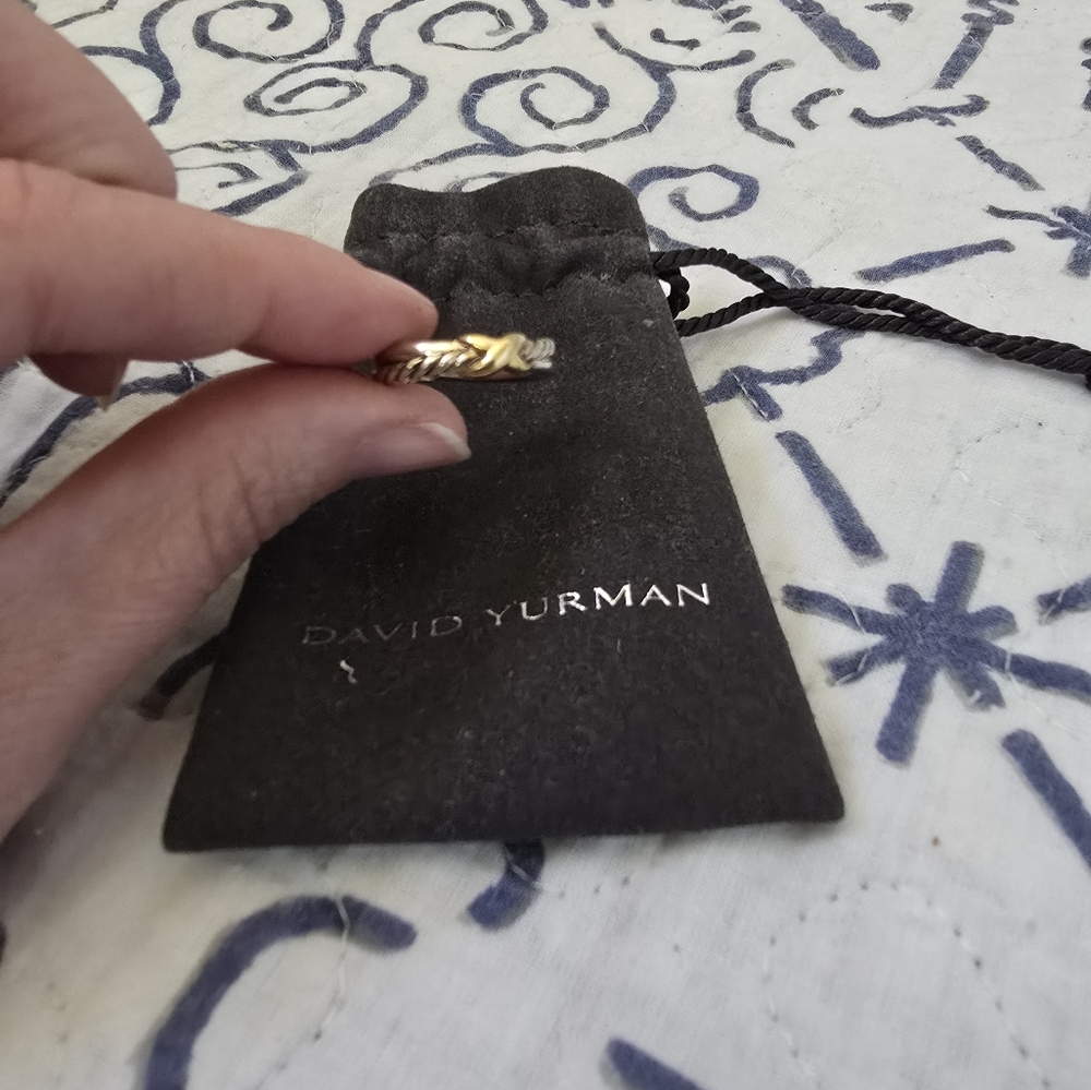David Yurman Gold and Silver Ring